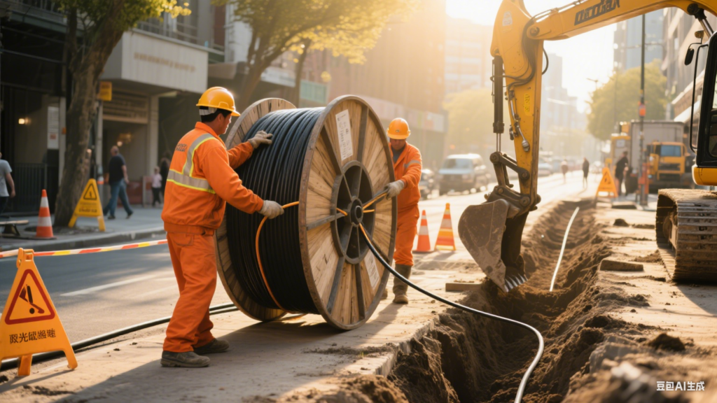 outdoor fiber optic cable