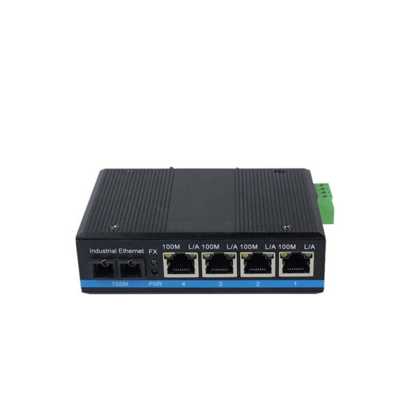 industrial media converter 2 sfp 4 ethernet