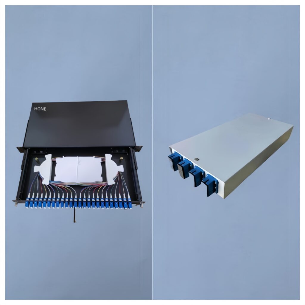 fiber patch panel types rack mount vs wall mount