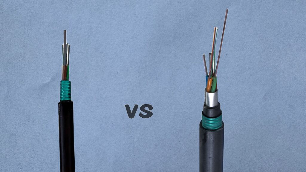 single armored vs double armored fiber optic cable price