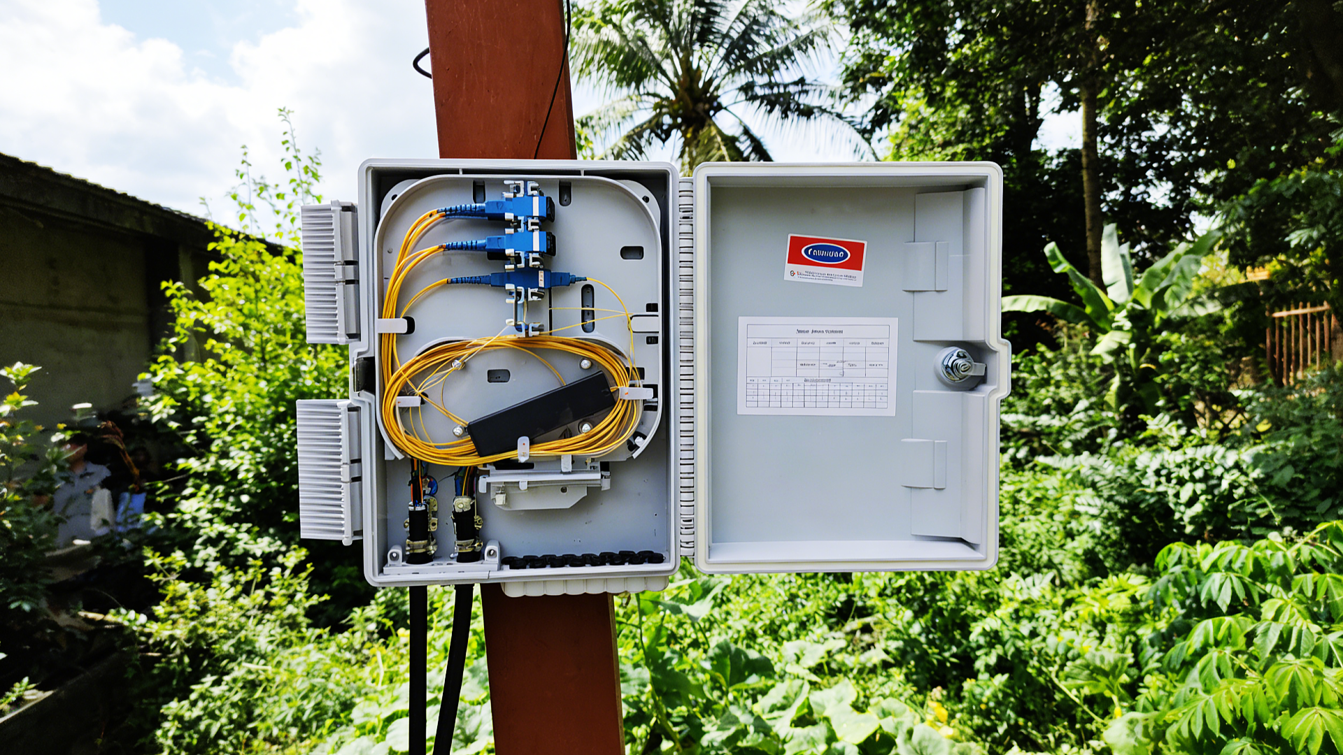 cajas de terminación de fibra para exteriores