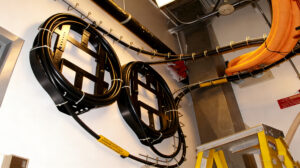 underground fiber cable bending radius guide