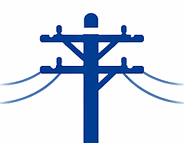 aerial fiber cable icon