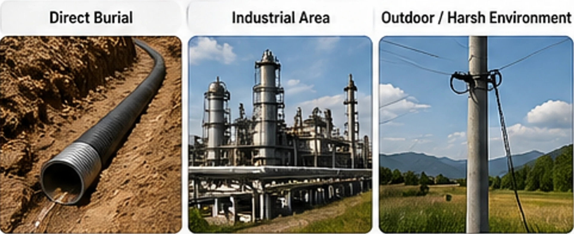 armored cable application