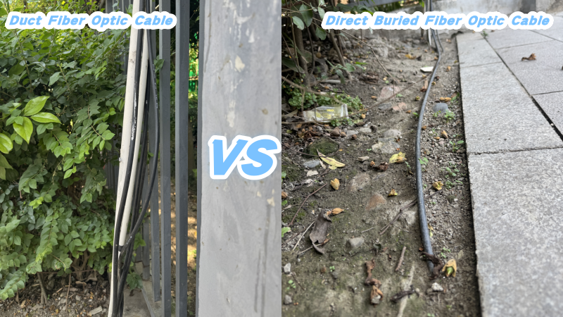 duct vs direct buried fiber optic cable