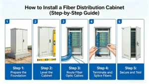 how to install a fiber distribution cabinet (step by step guide)