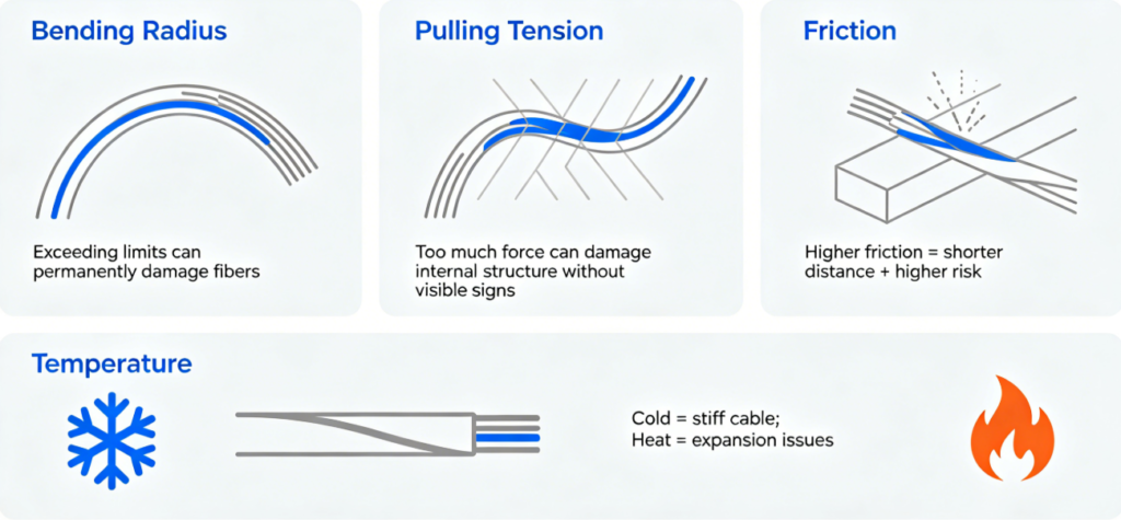 Factores Técnicos Clave para Instalaciones de Fibra Óptica en Ductos