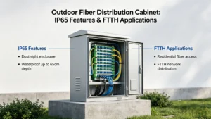 outdoor fiber distribution cabinet ip65 features & ftth applications