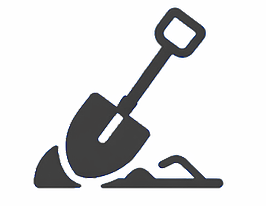 direct buried fiber cable icon