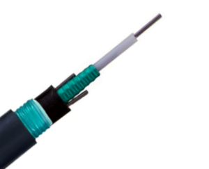 gyxtw53 central uni tube steel tape double armored fiber optic cable