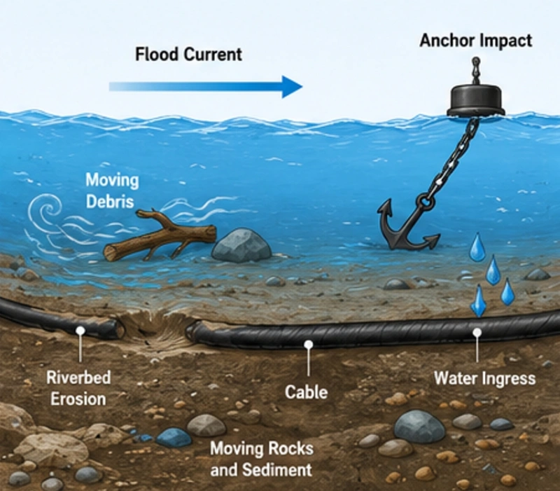 common risks in river crossing projects