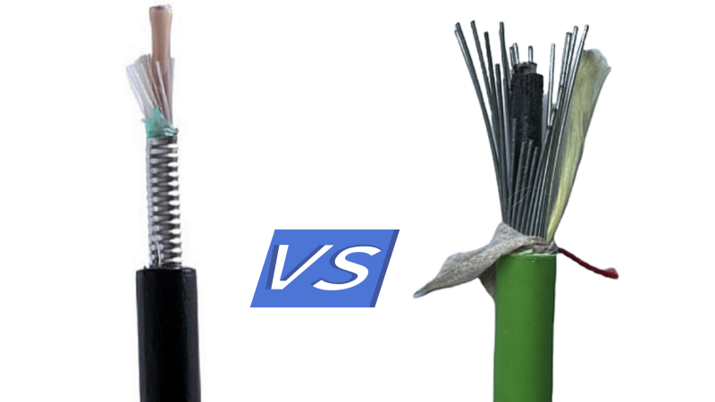 steel wire armored vs steel tape armored fiber optic cable