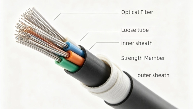 fiber optic cable structure
