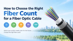 how to choose the right fiber count for a fiber optic cable