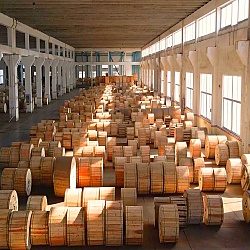 Bulk fiber optic cable